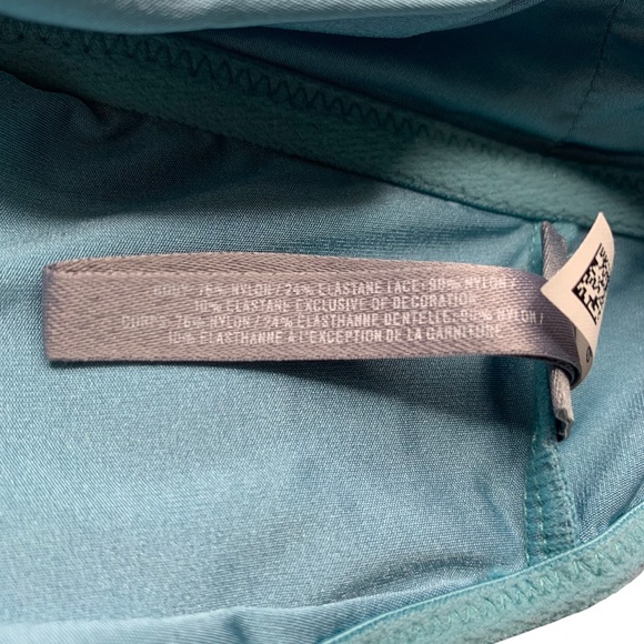 Aerie Dusty Blue Bralette with Lace Detail on the Back - Picture 4 of 5